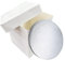 LARRYROO Tall White Cake Box Extra Deep & Silver Round Cake Drum Board Combo For High Celebration, Wedding, Birthday Cakes (10)