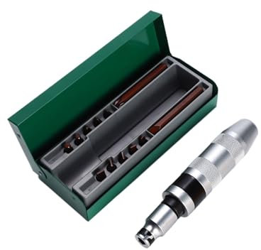 Jeu De Tournevis À Percussion En Fer De 13 Pièces Avec Extracteur De Jeu D'impact À Frapper