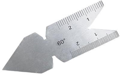 Bohrer Winkelmessgeräte 55/60 Grad Schleifmittelmessgeräte Edelstahl Messgerät Schärfwerkzeug Schärfwerkzeug
