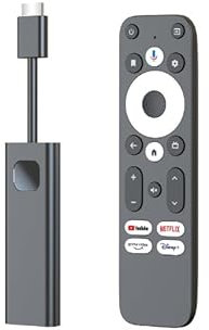 Dongle - Dispositivo di Streaming con Accesso ad App come Google e Netflix, Ideale per connettersi a TV e godere di contenuti HD. *