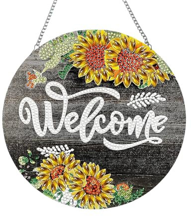 LUMOOM Diamond Painting Anhänger, Bastelset für Erwachsene 5D Diamond Painting Fensterbilder mit Kette, Diamant Hängende Schmetterling, für Fenster Wand und Eingang Decor (B)