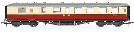 Hornby R40459 BR Gresley Corridor Crimson and Cream Buffet E12505E