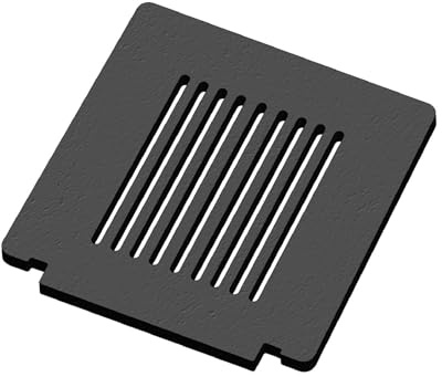 Kaminrost/Ascherost Eckig 280 x 275 x 15 mm passend für Wamsler ** Kaminöfen inkl. Modellübersicht - Ascherost Kamin aus massivem Stahl - Feuerrost feuerfest & hitzebeständig