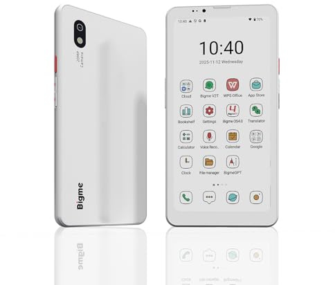 Bigme HiBreak Pro Color 15,6 cm (6,1 pulgadas) teléfono móvil epaper con sistema operativo Android 14 OS – 8 GB RAM, 256 GB de memoria, 5G Dual-SIM, GPS y dos cámaras para mejor rendimiento y
