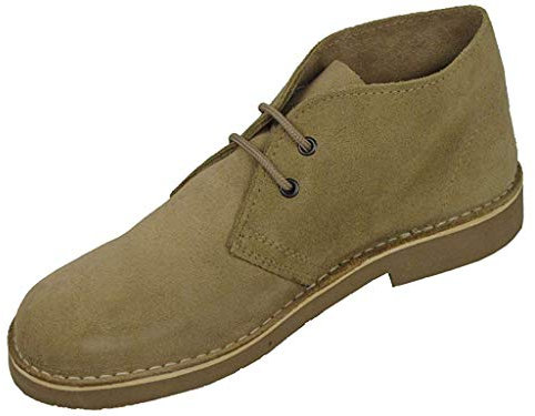 Roamer Stivali scamosciati da uomo, motivo: Desert, articolo originale e di stile, (Camel), 45.5 EU