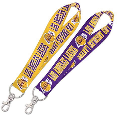 WinCraft NBA Los Angeles Lakers Lanyard Schlüsselband, 2,5 cm