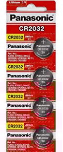 Panasonic CR2032 batterie al litio a bottone, 3 V, 4 pezzi