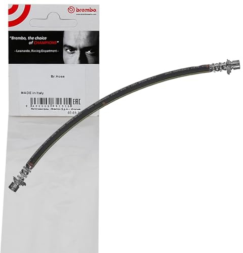 Brembo T 83 090 Bremsschlauch | T 83 090 Kompatibel mit Yaris (_P1_),Yaris Verso (_P2_)