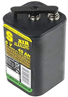 Cegasa - Pile ecoli 4R25 6V Air/Alcaline (4AS2/45 CEGASA) coque plastique très longue durée