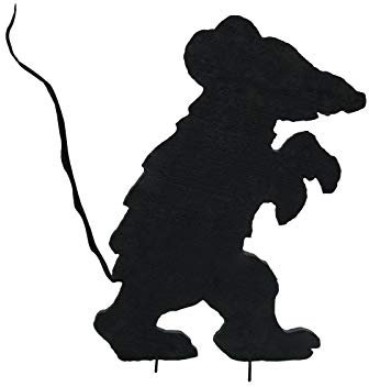 EUROPALMS Silhouette Maus aus Styropor, Höhe 56 cm