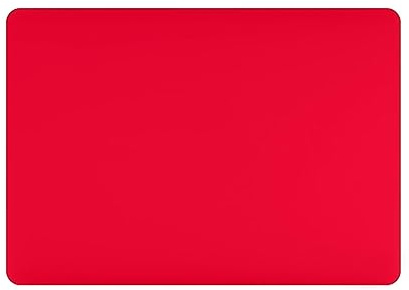 KMP Schutzhülle für 13 MacBook Pro mit Touch bar Red-Translucent