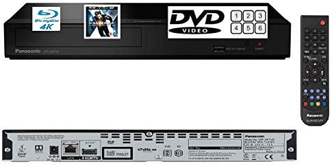 Panasonic DP-UB150EB-K 4K HDR Ultra HD Blu-ray Player, MULTIREGION for DVD with Remote/USB Input - Inc Wolverine