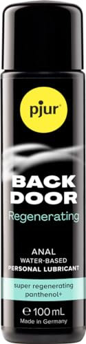 pjur BACK DOOR Regenerating Anal Glide - Analgleitgel auf Wasserbasis - mit Panthenol und beruhigender Kamille (100ml)
