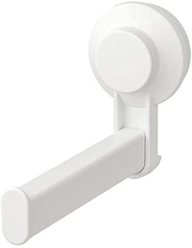 TISKEN toilet roll holder with suction cup, white