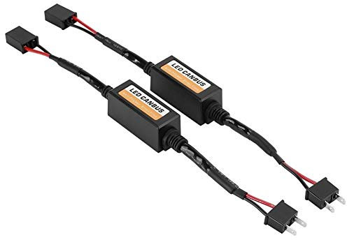 Dingln H7 Widerstand Canbus,2ST Canbus Scheinwerfer Decoder-Vorrichtung Anti-Flicker Widerstände Fehler Canceller for H7