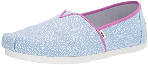 TOMS Damen Alpargata Classic Slip on Flats Flacher Slipper, Blau, 39 EU