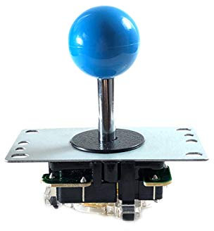 TX GIRL Kit De Joystick De Joystick De 5 Broches Hors 8 Voies Kit De Jeu De Jeux De Jeu D'arcade De Joystick De Machine D'arcade(Blue Round Ball)