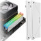 EZDIY-FAB 5V ARGB Memory RAM Cooler Dissipatore di Calore DDR -2Pack-PI061-Bianco