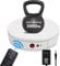 JAYEGT Motorized Rotating Display Stand, 360 Degree Electric Rotating Turntable for Photography Products Display，Live Show,Remote Control +5 Colors Backgrounds (White/11.8inch / 330Lbs Load/Wired)
