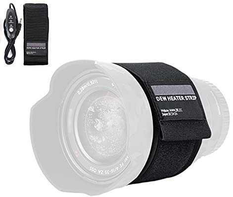 Okulare Heizung Teleskope Okulare Heizung mit Temperaturregler,Linsenwärmer Tauheizleiste USB-Objektiv-Tauheizungs-Wärmestreifen,Lens Dew Heater Objektivheizung für Kameralinse Kondensationsschutz