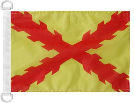 BANDERA NAUTICA de ESPAÑA TERCIOS MORADOS VIEJOS 45x30cm - Pabellón de conveniencia EJERCITO ESPAÑOL 30 x 45 cm anillos - AZ FLAG