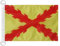 BANDERA NAUTICA de ESPAÑA TERCIOS MORADOS VIEJOS 45x30cm - Pabellón de conveniencia EJERCITO ESPAÑOL 30 x 45 cm anillos - AZ FLAG