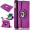 360 Rotating Cover for iPad Air 2 (2nd Generation 2014) A1566 A1567 PU Leather Case - Purple