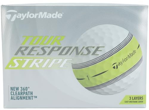 Taylor Made TM22 Tour Response Stripe JPN dz Tour Response Stripe Golfball 2022 N0803501, Weiß