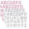 104 PCS Rhinestone Letter Stickers Self Adhesive, TuNan 4 Sheets Bling Glitter Alphabet 26 Letters Sticker for Clothing DIY Art Crafts Gift Decoration(Silver/Pink)