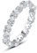 Ring Silber 925 Damen Vintage, Eheringe Nickelfrei Zirkonia Irregulär Größe 57 Modeschmuck Geschenk