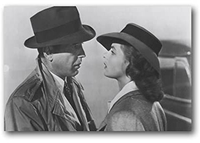 Casablanca Filmposter, amerikanische Oscars, 1940er-Jahre, Malerei, Leinwand, Wandkunst, Wohnzimmer, Poster, Gemälde, 40 x 60 cm