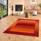 Designer Teppich Samba Modern Terrakotta Bordüre in 5 Größen