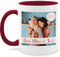 Tasse Tassen 325ml - eigenem - Eigenes Foto I Eigenes Bild - 325 ml - Bordeauxrot - tassenbild fototasse selbst drucken photo kaffeetasse fotobecher customized mug selber gestalten custom häferl