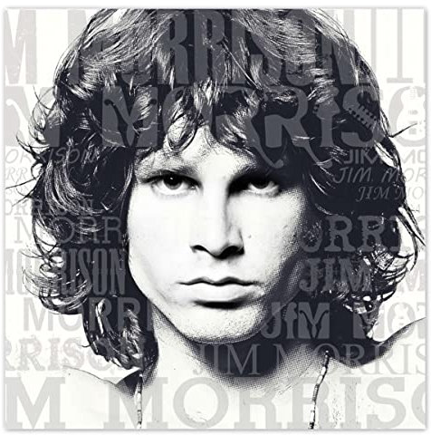 Jim Morrison H693M_PL1EP Foto-Poster, Wandkunst, 140 x 140 cm