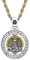 YueYuan Mjölnir Halskette Thors Hammer Anhänger 925 Sterling Silber Wikinger Halskette für Männer Valknut Rune Nordischer Schmuck Geschenke Herren Amulett