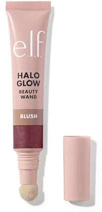 e.l.f. Halo Glow - Baguette de maquillage pour fard à joues liquides pour des joues éclatantes, infusées avec du squalane, végétalien et sans cruauté envers les animaux, Berry Radiant