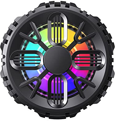 ZEZEFUFU Low Noise Phone Cooler Radiator with Cooling Fan for iPad Phone Tablet Magnetic Semiconductor Heatsink Fan