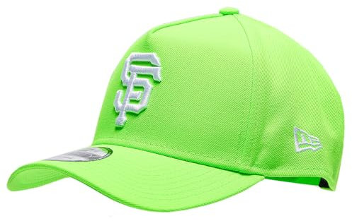 New Era SF San Francisco Giants 9FORTY A-Frame Neon Cap Hat, neon green, Einheitsgröße