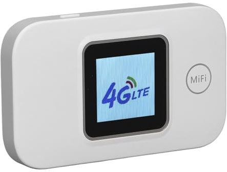 Freigeschalteter Mobiler WLAN-Hotspot | 4G LTE-Router | 3000 MAh | Bis zu 300 Mbit/s Download-Geschwindigkeit | Bis zu 10 WiFi Connect-Geräte für LTE WCDMA