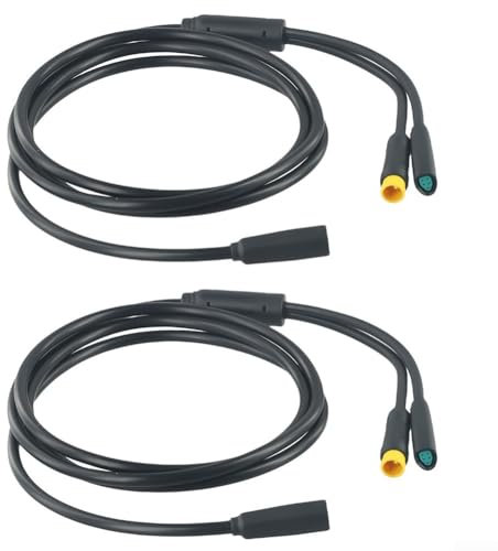 1T2 Kabelbaum für Bafang BBS01 BBS02 Antriebsmotor-Anzeige, Bremse, Daumen, Gashebel, wasserdichter Stecker