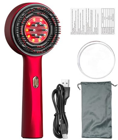 Kopfmassagegerät - Kopfmassage Haarmassagegerät für die Kopfhaut | Massagebürste für die Bauchmuskeln | Haarmassagegerät | Kopfhautwäscher | Kopfhaut-Massagekamm | 2-in-1-Haaröl-Applikator
