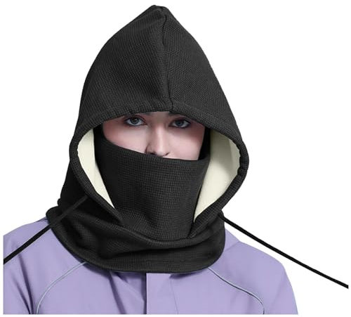 Motorrad Zubehör Unisex, Sturmhaube Mütze Thermo Fahrrad Haube Windbeständig Gesichtshaube Mütze Schal Skimaske Winter Balaclava Baggy Sturmmaske Für Herren Damen Winterbekleidung Warm
