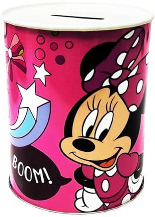 Disney Spardose Mickey Mouse aus Metall, nicht zu öffnen, 11 x 8 cm, Geschenkidee