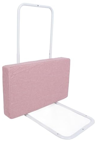 PUNELE Bettschutzgitter für Babybett, weich, universal, verstellbar, für Kleinkinder, Bettschutzgitter für Kinderbetten (Rosy)