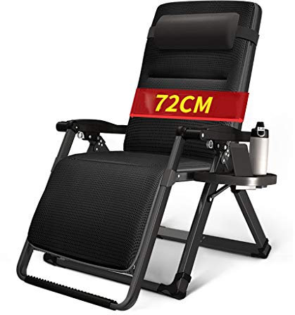 HHOZsafety Sonnenliegen mit großer Breite, Mehrbereichsverstellung, übergroße Liege, atmungsaktives Kissen für Rasen, Terrasse, Hof, Pool