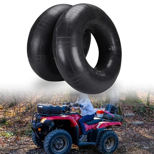 BIUGERCN 25x8-12 Inner Tube 2 Psc Inner Tubes Universal for ATV UTV Go Kart Quad Bike wheelbarrows