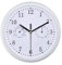 Nudorpn Outdoor Wall Clock, 25 cm, Weatherproof Garden Clock with Thermometer and Hygrometer, Waterproof Radio Wall Clock for Patio, Balcony, Garden, Home Decoration
