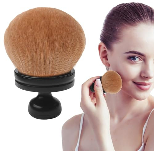 Large Body Makeup Brush, Make Up Pinsel Extra Große Foundation Pinsel, Ultrasofter Schminkpinsel 7,4 cm Durchmesser für Foundation & Concealer (#A)