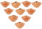 DOITOOL 10 Stück lose Holzperlen Armband lose Perlen Holzperlen Masse Abstandsperlen aus Holz Abstandsperlen selber machen Holzkette lose Perle DIY-Perlen Light Brown