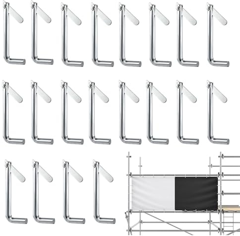 Gerüststifte | Verzinkte Toggle-Befestigungen – 20 Stück Verriegelungsbolzen für Gerüste aus Metall, für Architektur, Bau, Industrie, Möbel, Haus, Projekte im Freien, Bauunternehmer